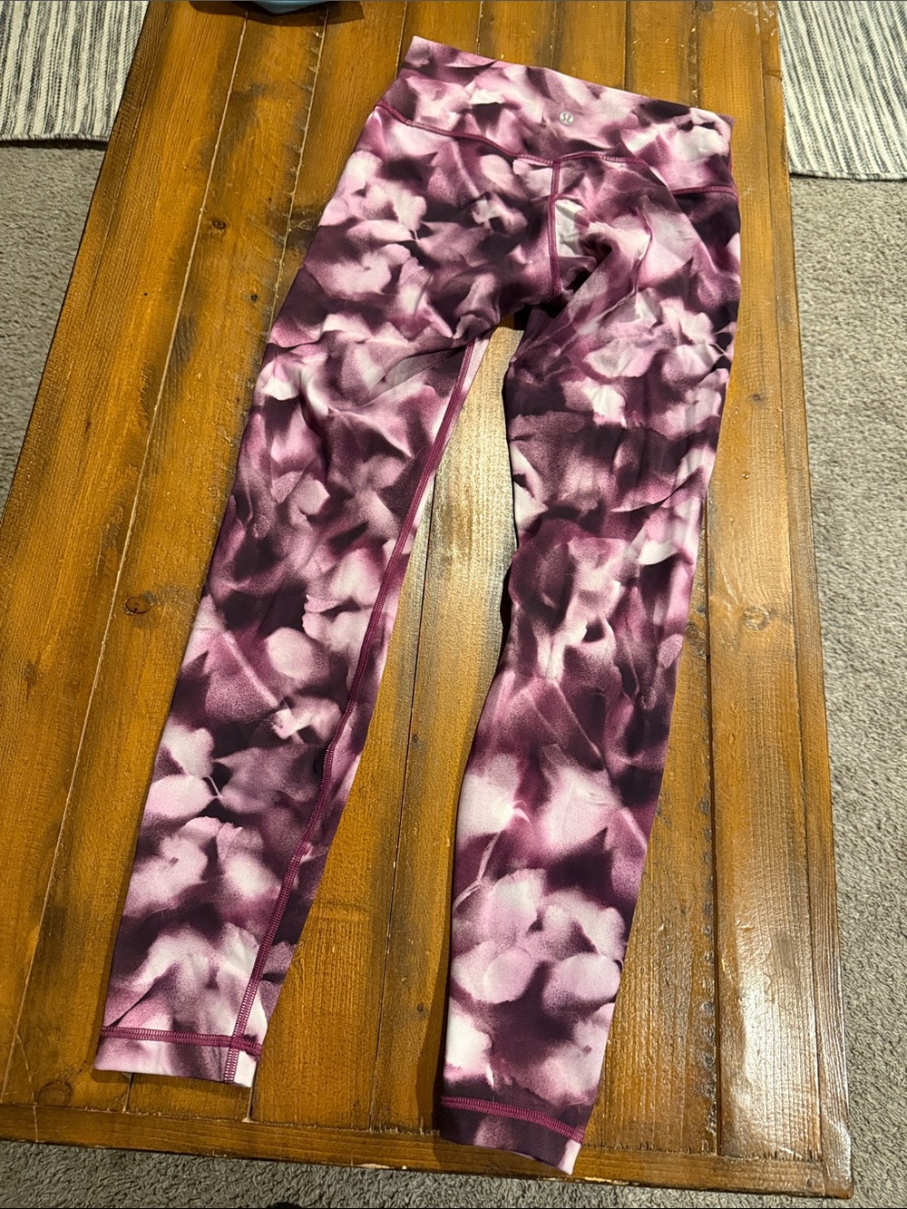 lululemon athletica Purple Tie-Dye Leggings